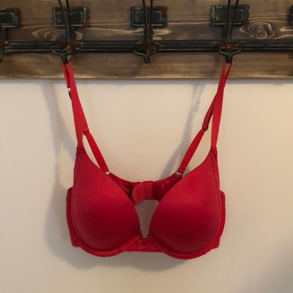 Aerie “Brooke” 34D Bright Pink Push Up Bra